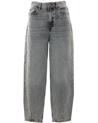 Liu Jo - Chain Detail Straight-Leg Jeans - Lyst