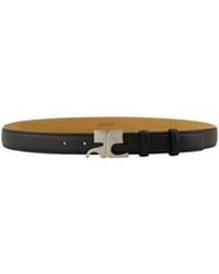 Courreges - Courrèges Logo Buckle Belt - Lyst
