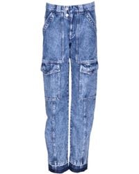 Isabel Marant - Isabel Marant Étoile Vayoneo Straight-Leg Cargo Jeans - Lyst