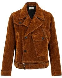 Dries Van Noten - Velvet Biker Jacket - Lyst