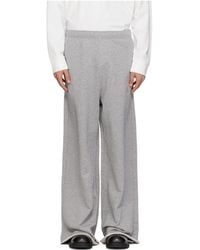 MM6 by Maison Margiela - Embroidered Logo Sweatpants - Lyst
