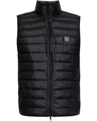 Stone Island - High Neck Quilted Gilet - Lyst