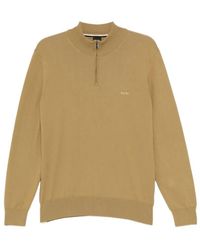 BOSS - Logo-Embroidered Jumper - Lyst
