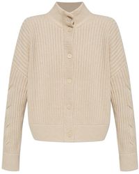 Max Mara - Afelio High Neck Button-Up Cardigan - Lyst
