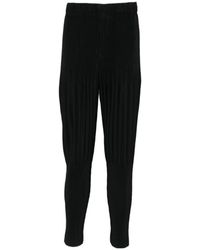Homme Plissé Issey Miyake - Plissé Tapered Trousers - Lyst