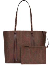 Etro - Paisley Jacquard Large Shopping Bag - Lyst