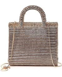 Rosantica - Teodora Crystal-Embellished Top Handle Bag - Lyst