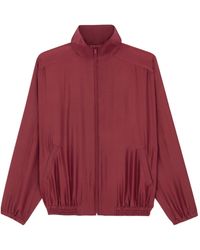 Saint Laurent - Zip-Up Long-Sleeved Jacket - Lyst