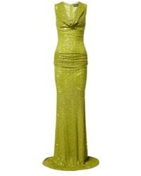 David Koma - Sequined Draped Gown - Lyst