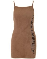 Off-White c/o Virgil Abloh - Logo Detailed Sleeveless Dress - Lyst