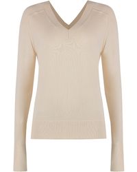 Calvin Klein - V Neck Pullover Sweater - Lyst