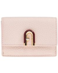 Furla - Idea Logo Plaque Small Wallet - Lyst