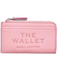 Marc Jacobs - The Leather Top Zip Wallet - Lyst
