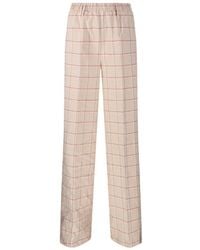 forte_forte - Tartan Elasticated Loose Pant - Lyst