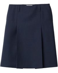 Miu Miu - Mohair-Wool Midi Skirt - Lyst