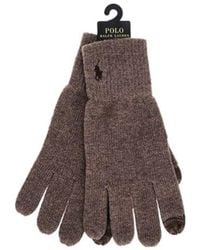 Polo Ralph Lauren - Ribbed Gloves - Lyst