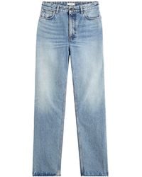 TOTEME - Totême Logo-Patch High Waist Jeans - Lyst