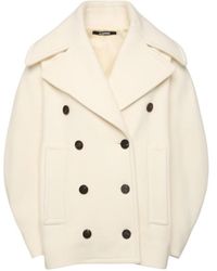 Jacquemus - Le Caban Ovalo Wool Coat - Lyst
