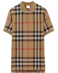 Burberry - Vintage Check Short-Sleeved Polo Shirt - Lyst