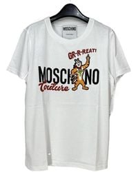 Moschino - Logo Printed Short Sleeved T-Shirt - Lyst