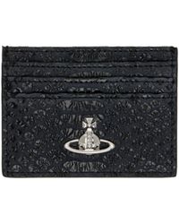 Vivienne Westwood - Orb-Plaque Snakeskin-Effect Cardholder - Lyst