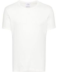Courreges - Courrèges Logo Embroidered Crewneck T-Shirt - Lyst