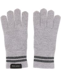 Canada Goose - Stripe-Detailed Knitted Gloves - Lyst