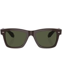 Oliver Peoples - N. 04 Sun Square-Frame Sunglasses - Lyst