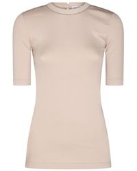 Brunello Cucinelli - Crewneck Short-Sleeved Top - Lyst