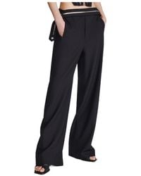 Dion Lee - Zipped Wool Straight-Leg Trousers - Lyst