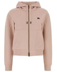 Burberry - Knight Stamp Cotton Zip Hoodie - Lyst