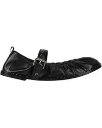 MAX&Co. - Minimalist Leather Mary Jane Shoes - Lyst