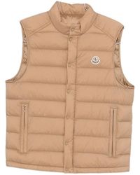 Moncler - Barthe Button-Up Padded Gilet - Lyst