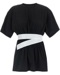 MM6 by Maison Margiela - Taped Jersey T-Shirt - Lyst
