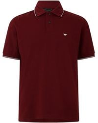 Emporio Armani - Solid Color Polo Shirt - Lyst