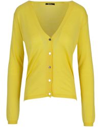 Lela Rose - Crop V-Neck Cardigan - Lyst