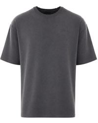 Thom Krom - Cold-Dyed Logo-Embroidered T-Shirt - Lyst
