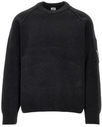 C.P. Company - Lens-Detail Ribbed Knit - Lyst
