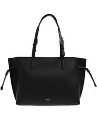 Furla - Large Ava Leather Tote Bag - Lyst