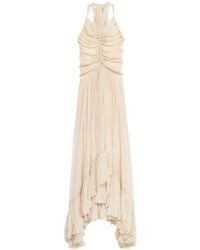 Blumarine - Long Georgette Dress - Lyst