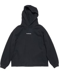Acne Studios - Logo Printed Oversized Hoodie - Lyst