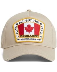 DSquared² - Flag Patch Distressed Baseball Cap - Lyst
