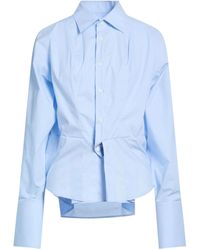 MM6 by Maison Margiela - Solidcolor Shortsleeve Shirt - Lyst
