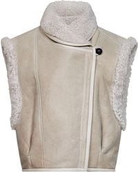 Isabel Marant - Alime Shearling Sleeveless Jacket - Lyst