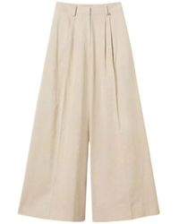 Twinset - Pleated Palazzo Trousers - Lyst