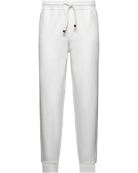 Brunello Cucinelli - Drawstring Regular Fit Trousers - Lyst