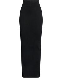 Rick Owens - Solid Color Midi Skirt - Lyst
