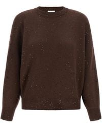 Brunello Cucinelli - Diamante Sequin-Embellished Sweater - Lyst