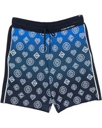 CASABLANCA - Letter-Pattern Knit Shorts - Lyst