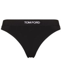 Tom Ford - Logo Waistband Thongs - Lyst